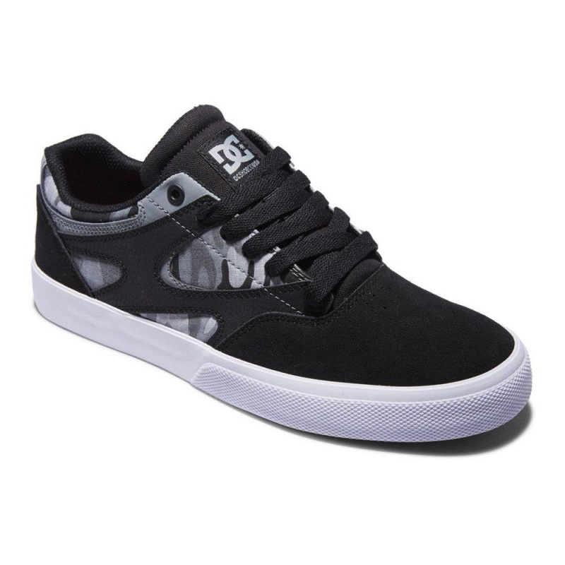 DC Kalis Vulc Skateschuhe Herren Schwarz | SHOK-50782