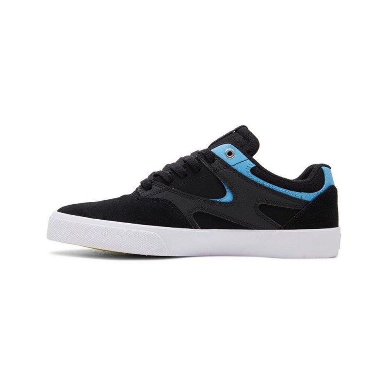 DC Kalis Vulc Skateschuhe Herren Schwarz Blau | VCOT-81542