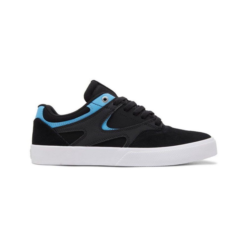 DC Kalis Vulc Skateschuhe Herren Schwarz Blau | VCOT-81542