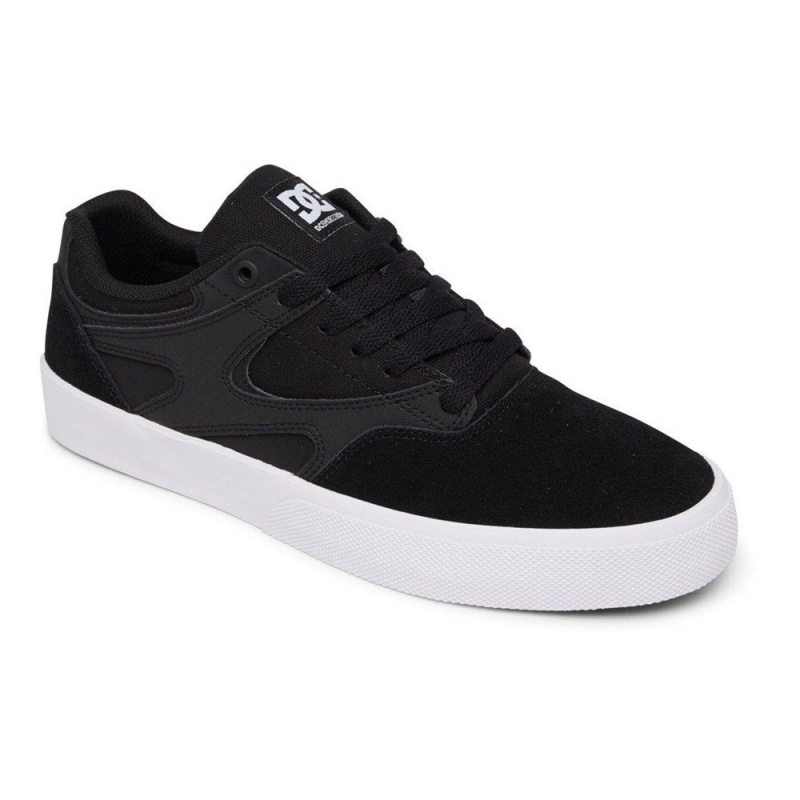 DC Kalis Vulc Skateschuhe Herren Schwarz Weiß | HVIM-92068