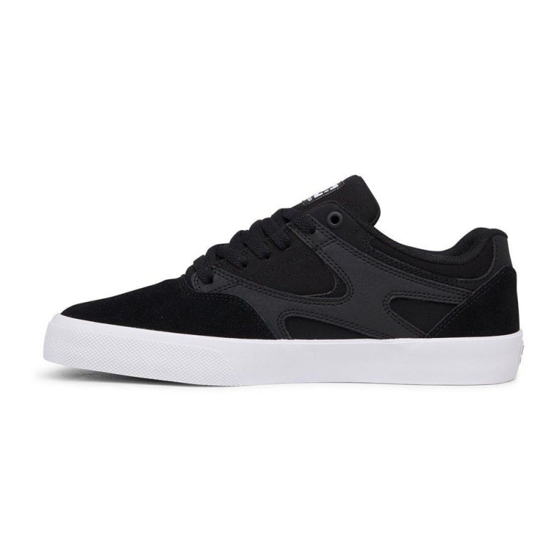 DC Kalis Vulc Skateschuhe Herren Schwarz Weiß | HVIM-92068