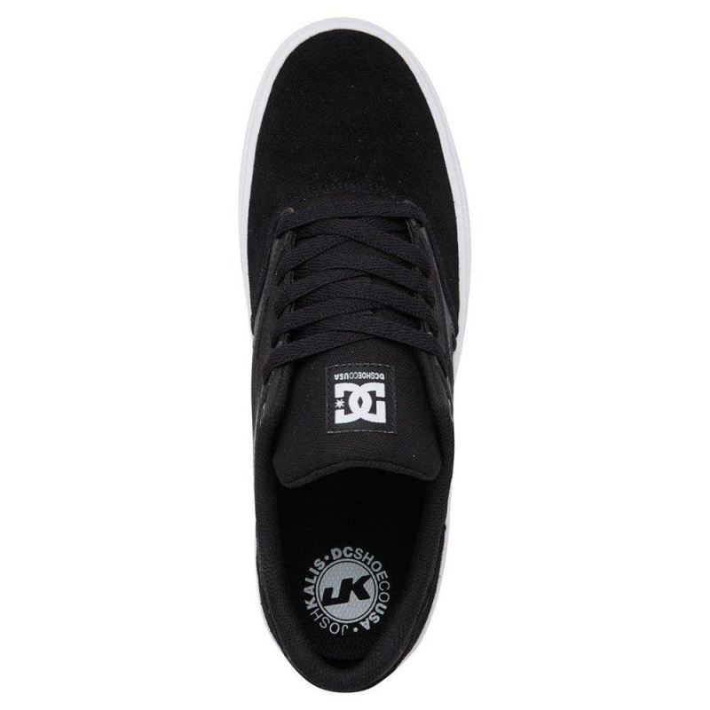 DC Kalis Vulc Skateschuhe Herren Schwarz Weiß | HVIM-92068