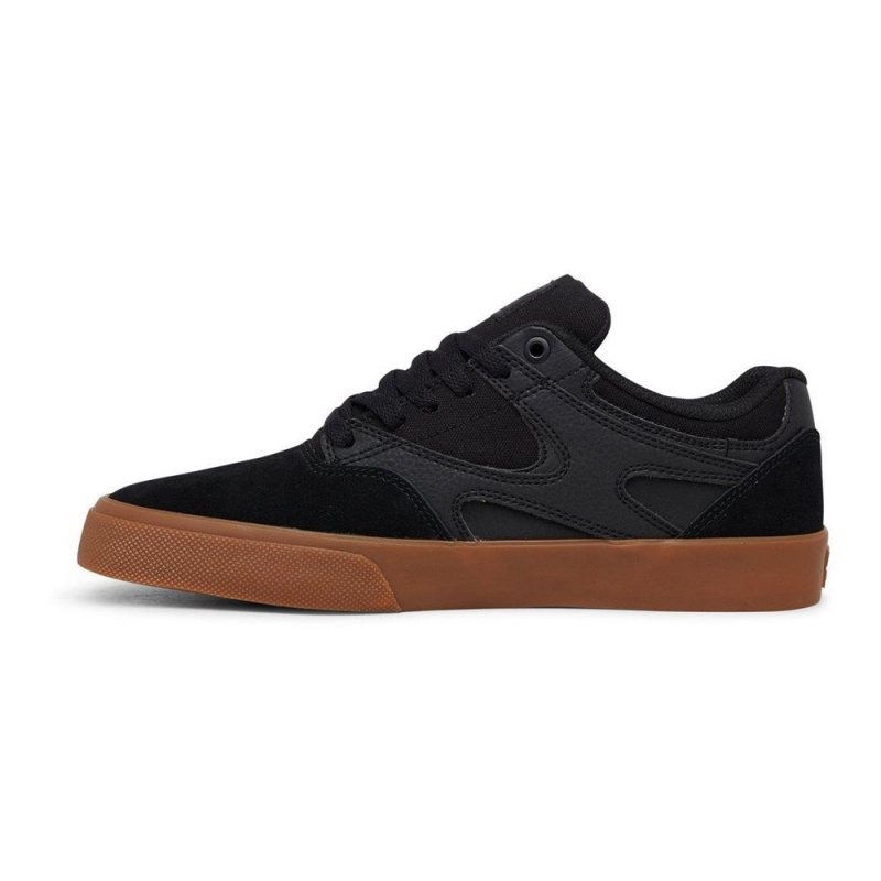 DC Kalis Vulc Skateschuhe Herren Schwarz Braun | PFIN-14765