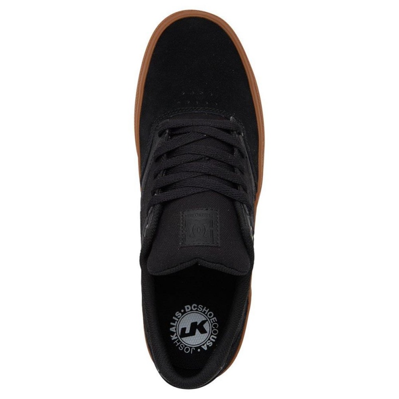 DC Kalis Vulc Skateschuhe Herren Schwarz Braun | PFIN-14765