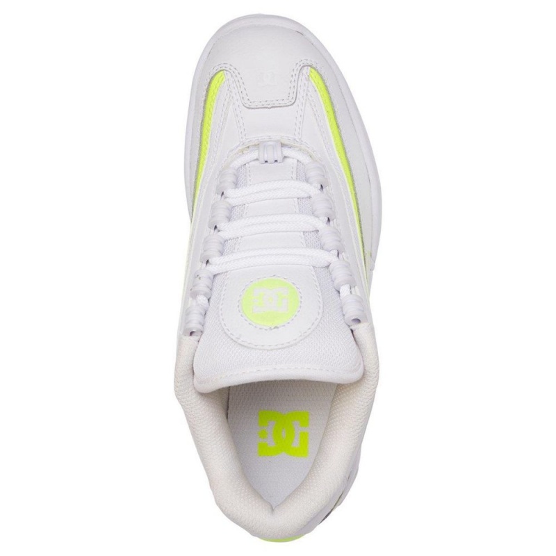 DC Legacy Lite Sportschuhe Damen Weiß Gelb | KJSV-36452