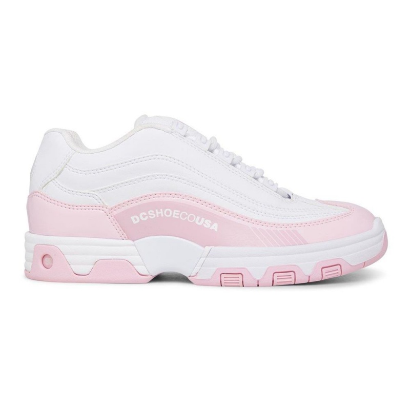 DC Legacy Lite Sportschuhe Damen Weiß Rosa | OGUZ-23891