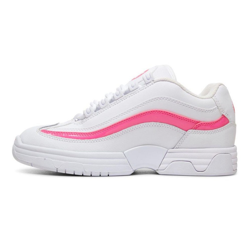 DC Legacy Lite Sportschuhe Damen Weiß Rosa | UKOE-93825