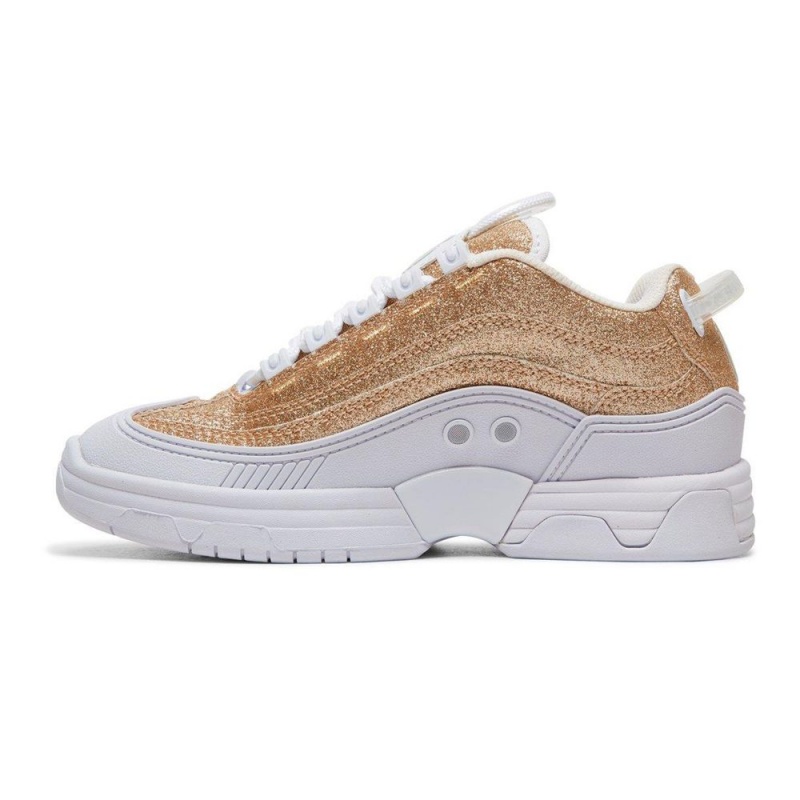 DC Legacy OG Sportschuhe Damen Gold Weiß | CHKX-78410