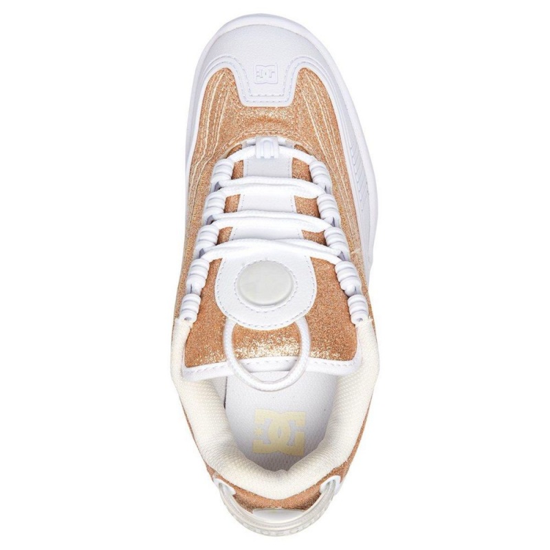 DC Legacy OG Sportschuhe Damen Gold Weiß | CHKX-78410