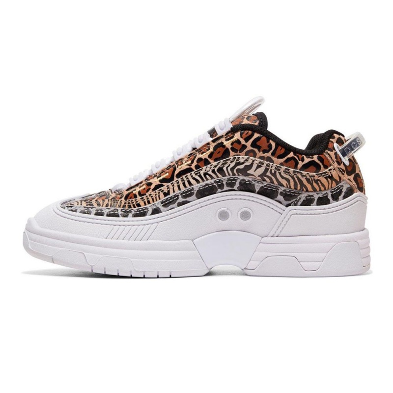 DC Legacy OG Sportschuhe Damen Leopard Mehrfarbig | IMVN-86072