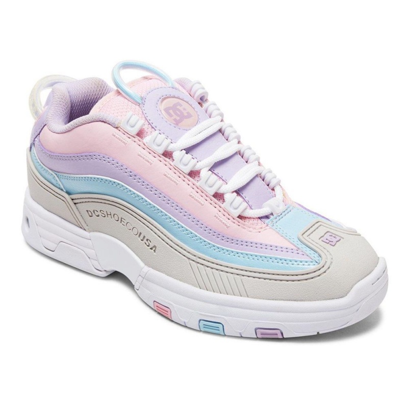 DC Legacy OG Sportschuhe Damen Rosa Mehrfarbig | WAQY-90654