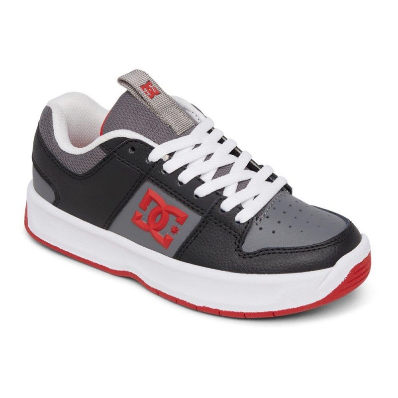 DC Lynx Skateschuhe Kinder Grau Schwarz | OJDK-49150