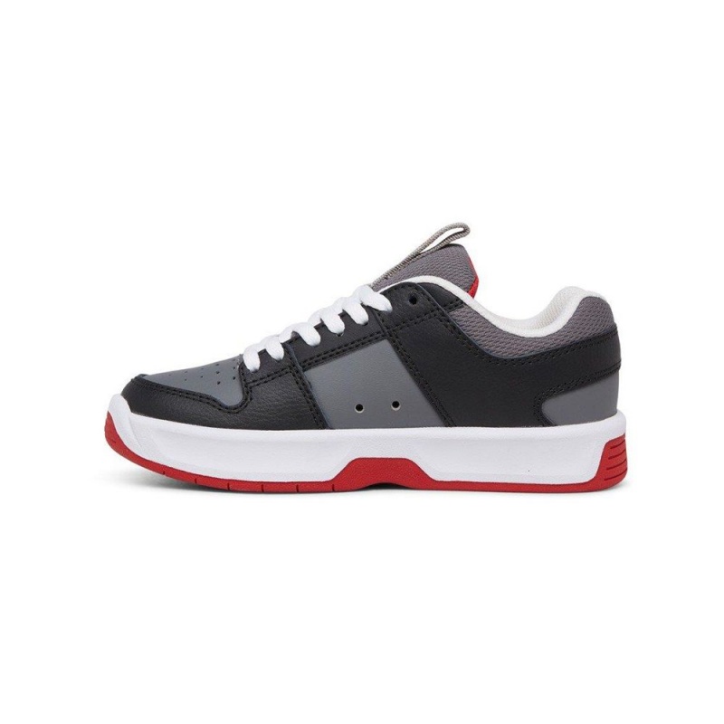 DC Lynx Skateschuhe Kinder Grau Schwarz | OJDK-49150