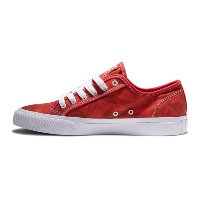 DC Manual Skateschuhe Herren Rot Weiß | REDL-06571