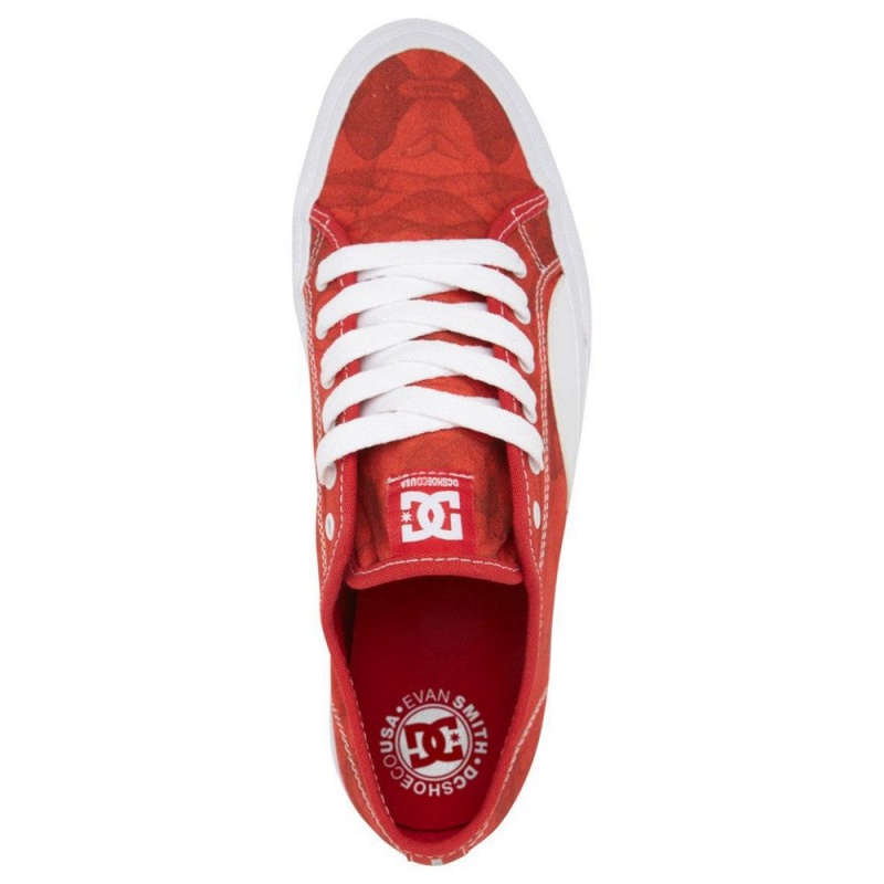 DC Manual Skateschuhe Herren Rot Weiß | REDL-06571