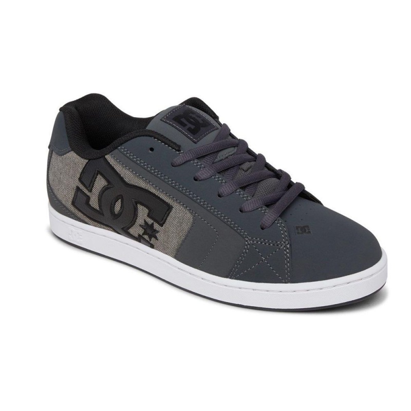 DC Net Skateschuhe Herren Grau Schwarz | YXMZ-92468