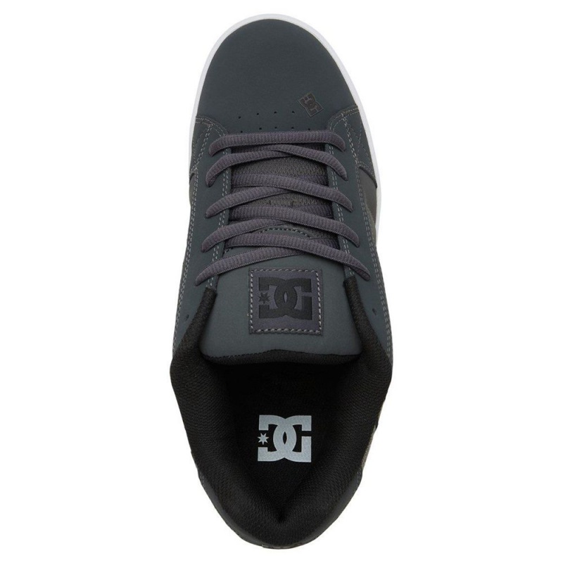 DC Net Skateschuhe Herren Grau Schwarz | YXMZ-92468