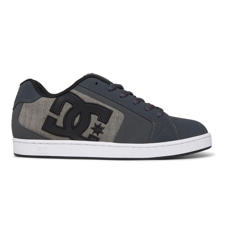 DC Net Skateschuhe Herren Grau Schwarz | YXMZ-92468