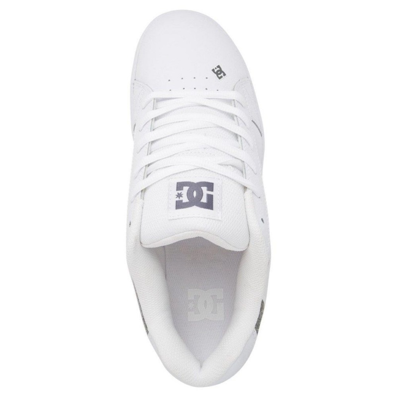 DC Net Skateschuhe Herren Weiß Grau | IXYW-13087