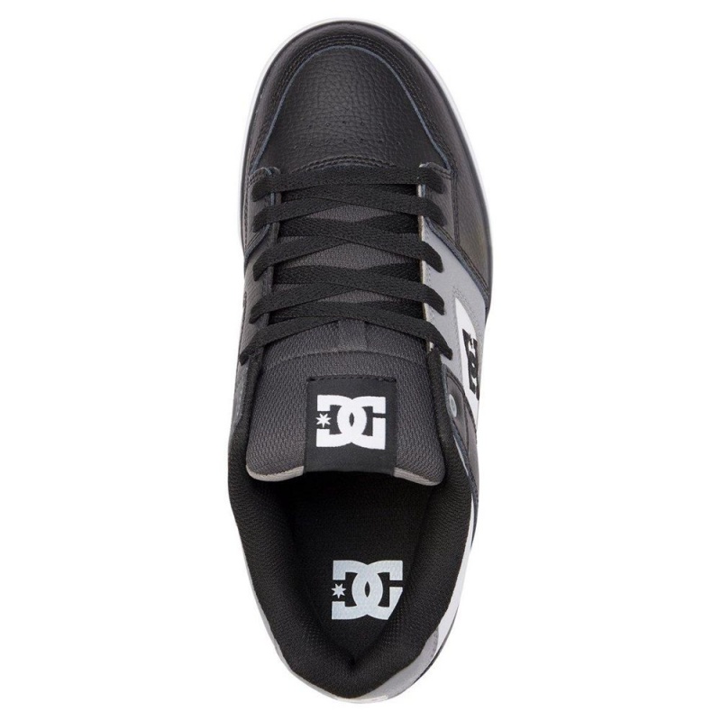 DC Pure Skateschuhe Herren Grau Schwarz | RXEN-81076