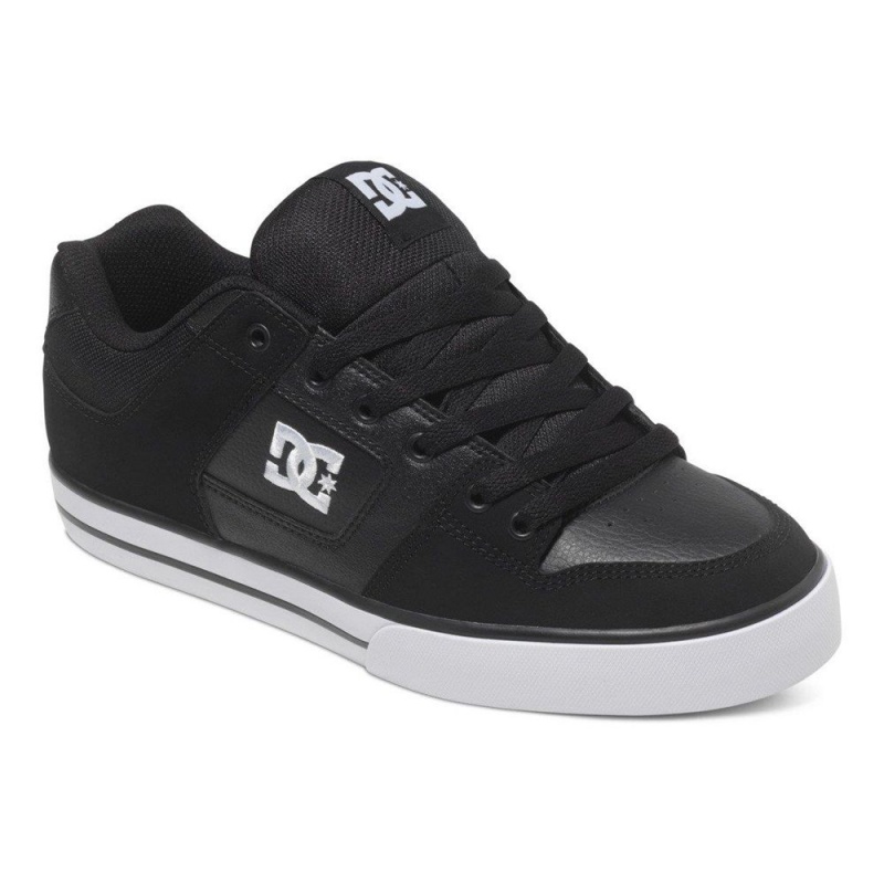 DC Pure Skateschuhe Herren Schwarz Weiß | CHRX-85912