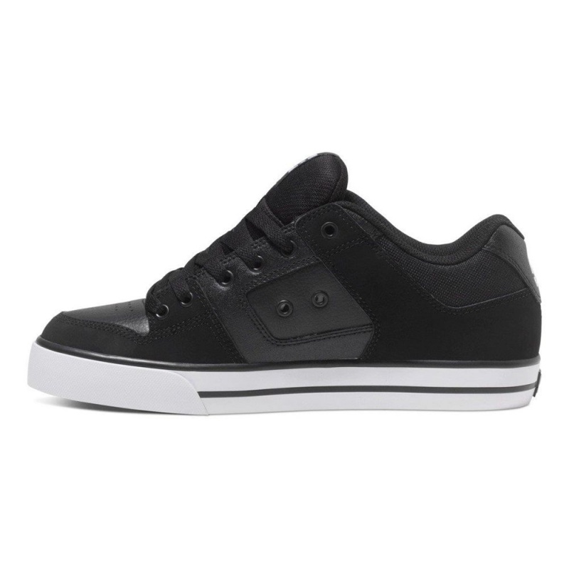 DC Pure Skateschuhe Herren Schwarz Weiß | CHRX-85912