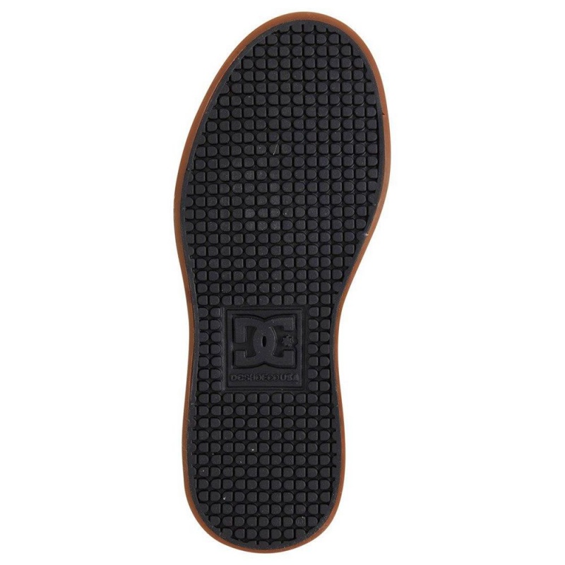 DC Pure Skateschuhe Kinder Schwarz Braun | ALNU-54019