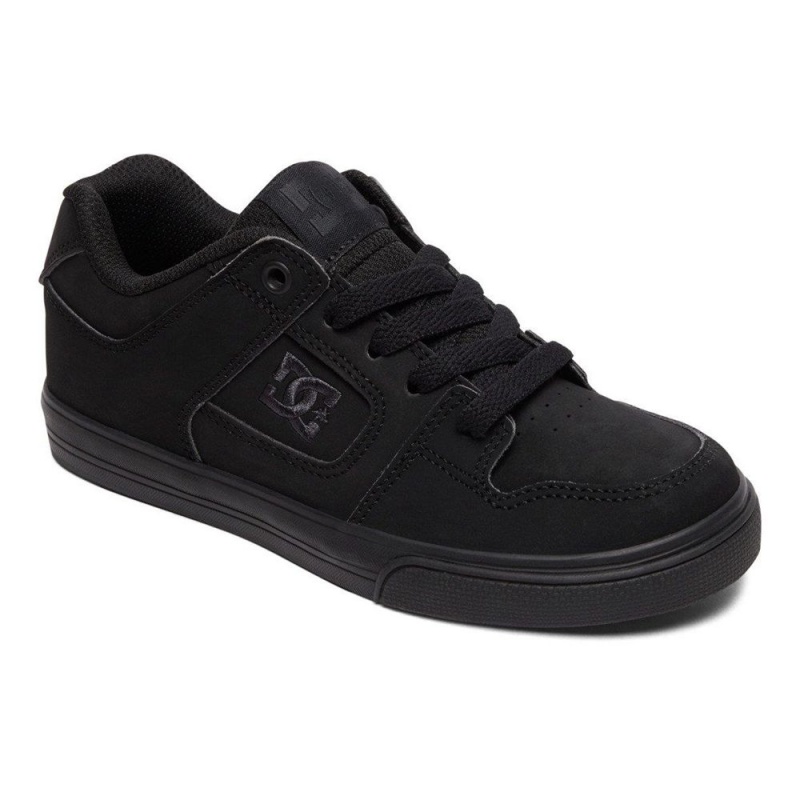 DC Pure Skateschuhe Kinder Schwarz | CEBD-32816