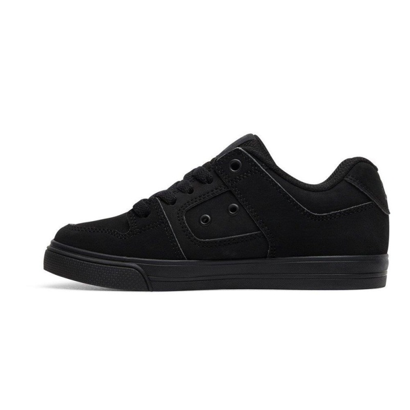 DC Pure Skateschuhe Kinder Schwarz | CEBD-32816