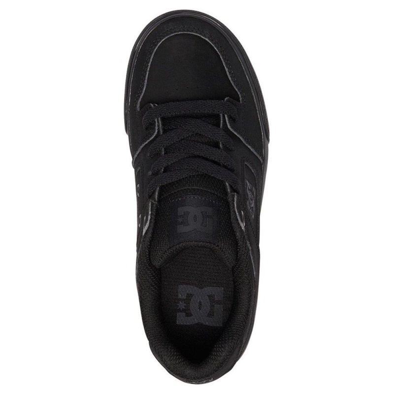 DC Pure Skateschuhe Kinder Schwarz | CEBD-32816