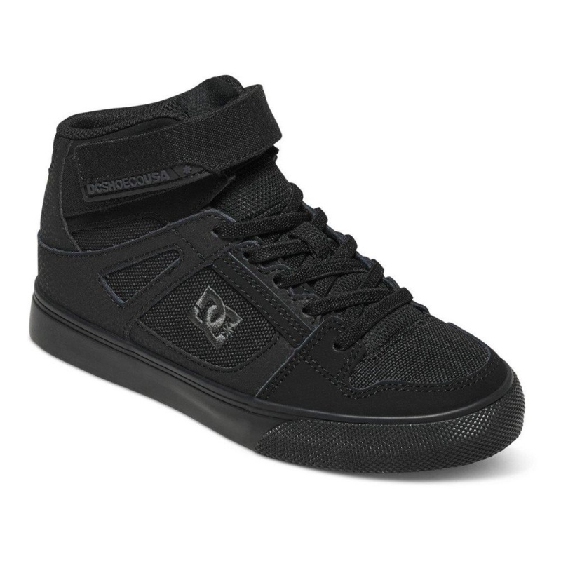 DC Pure Skateschuhe Kinder Schwarz | NVGZ-61205