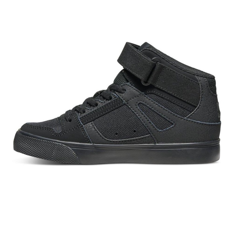 DC Pure Skateschuhe Kinder Schwarz | NVGZ-61205