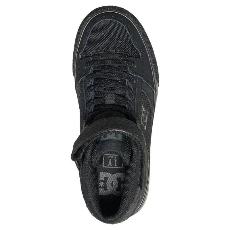 DC Pure Skateschuhe Kinder Schwarz | NVGZ-61205