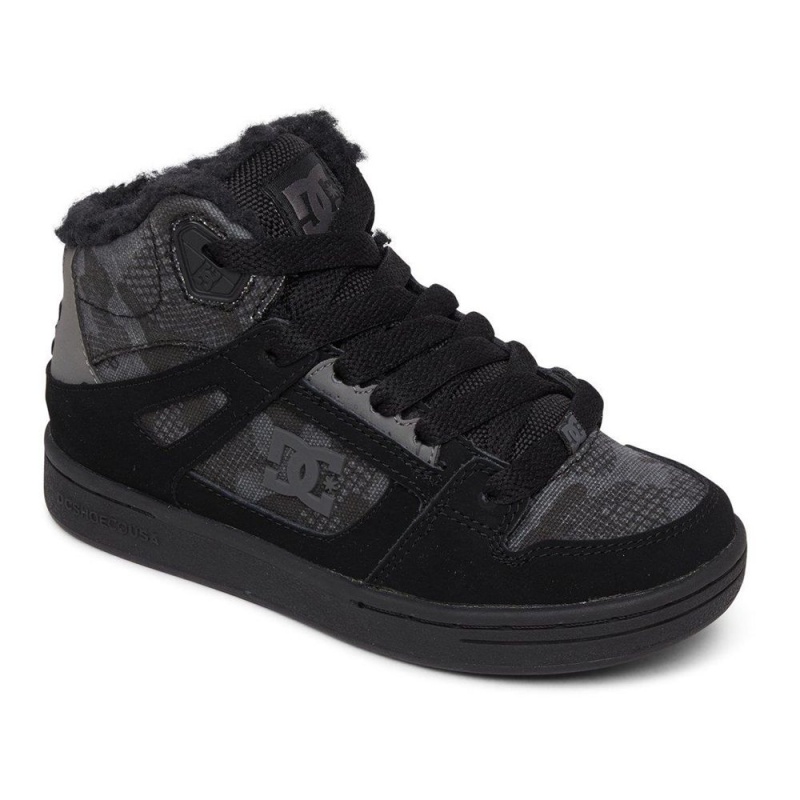 DC Pure Skateschuhe Kinder Schwarz | YMRP-14568