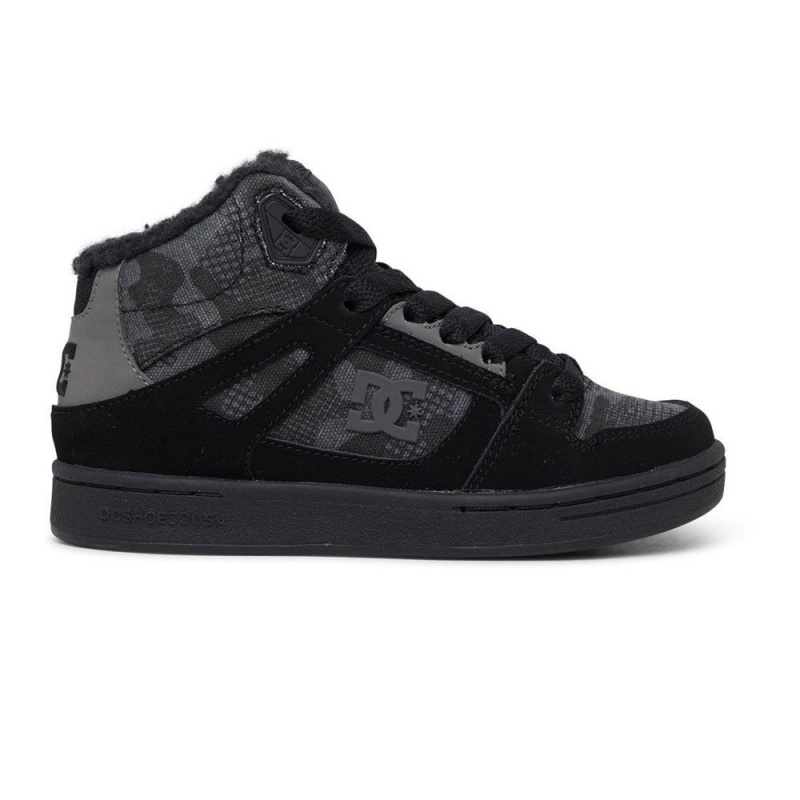 DC Pure Skateschuhe Kinder Schwarz | YMRP-14568