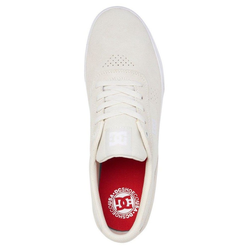 DC Switch Skateschuhe Herren Grau Weiß | WXTI-28735