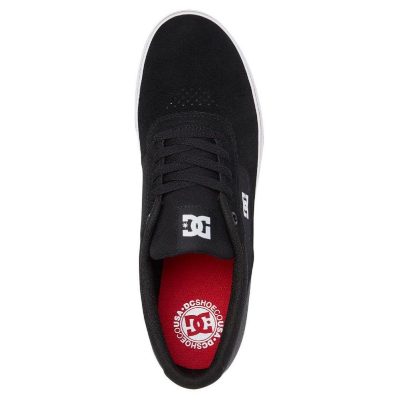 DC Switch Skateschuhe Herren Schwarz Weiß | WOBA-43985