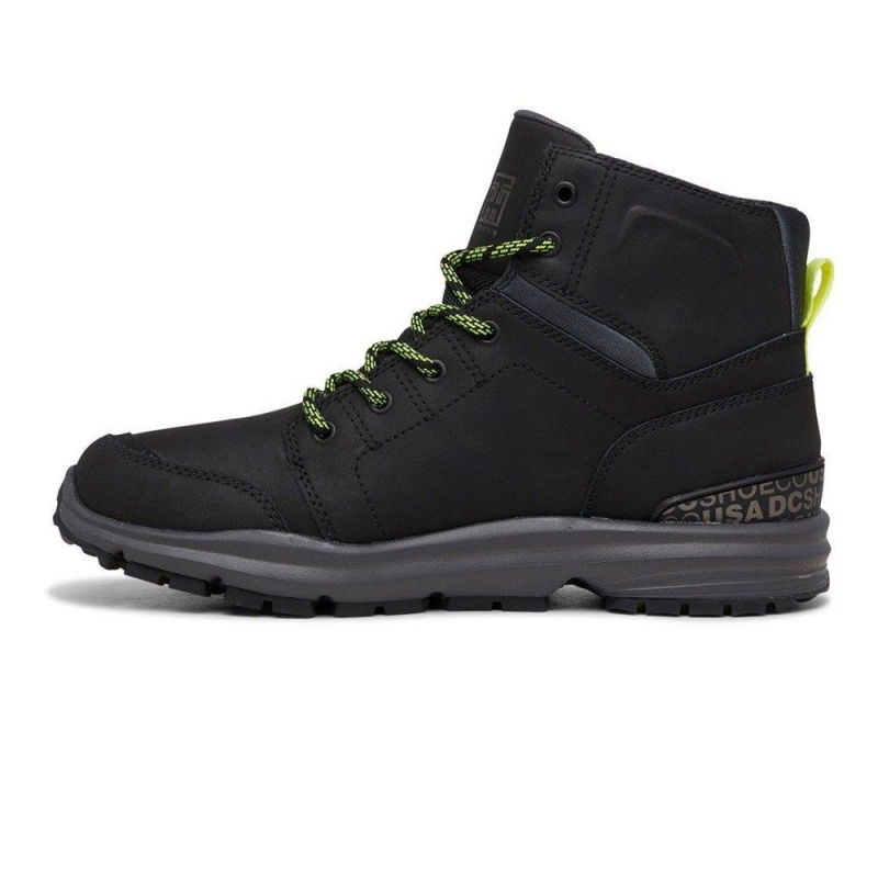 DC Torstein Stiefel Herren Schwarz Grau | LZNI-01795