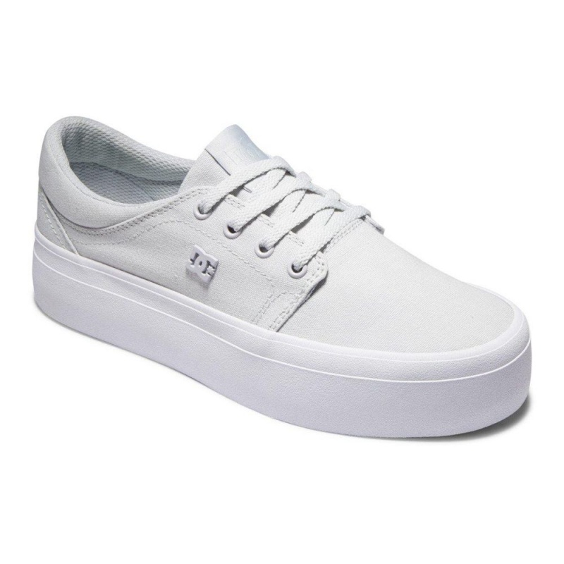 DC Trase Skateschuhe Damen Grau | RDQP-18567