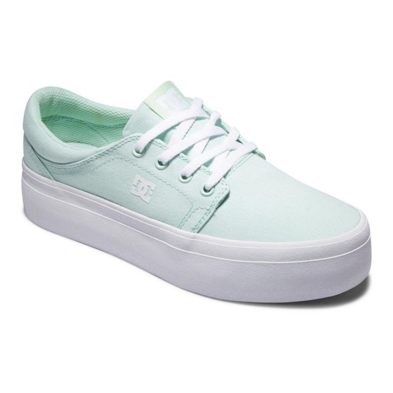 DC Trase Skateschuhe Damen Grün | YVGZ-12697