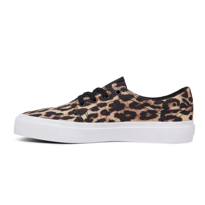 DC Trase Skateschuhe Damen Leopard | QOFC-48709