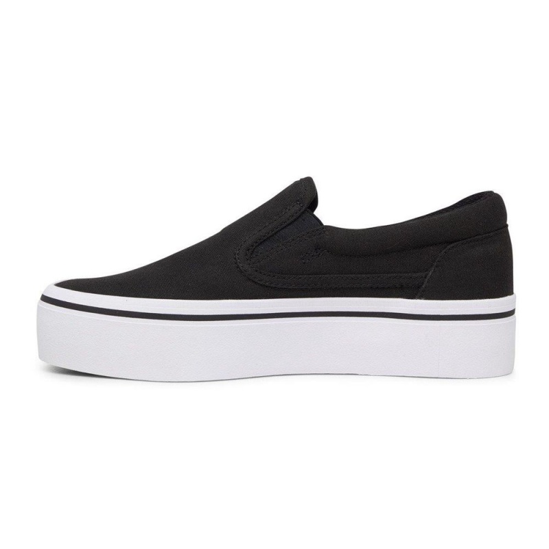 DC Trase Skateschuhe Damen Schwarz Weiß | JDOC-98063