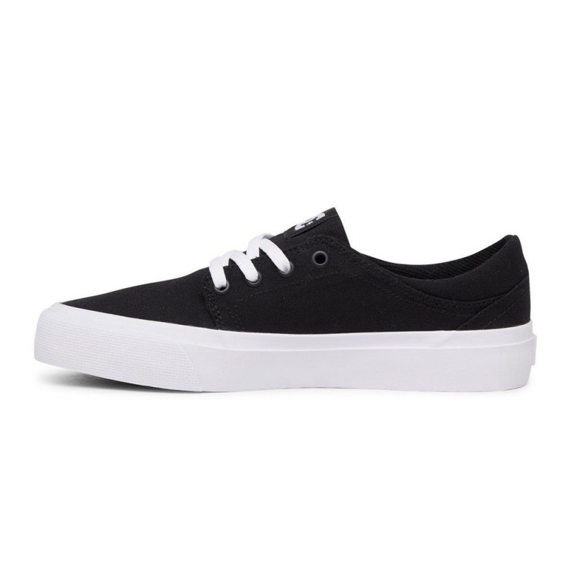 DC Trase Skateschuhe Damen Schwarz Weiß | LYXO-34086