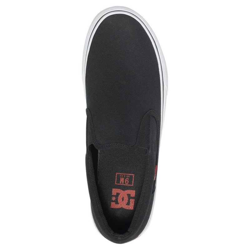 DC Trase Skateschuhe Herren Schwarz Weiß | PVUX-28596