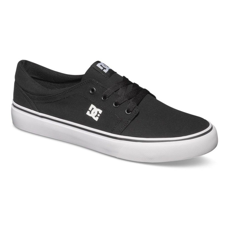 DC Trase Skateschuhe Herren Schwarz Weiß | NYPX-14852