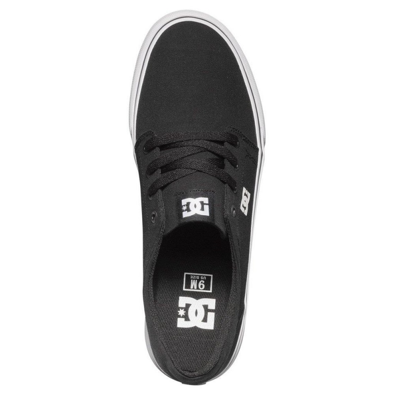 DC Trase Skateschuhe Herren Schwarz Weiß | NYPX-14852