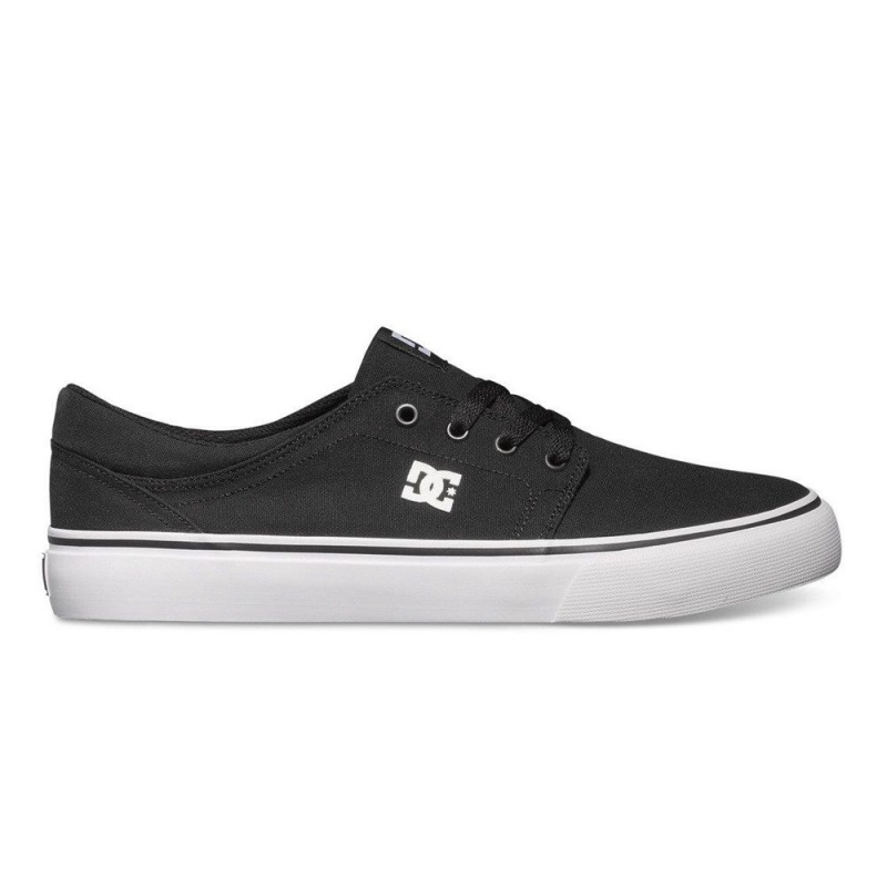 DC Trase Skateschuhe Herren Schwarz Weiß | NYPX-14852