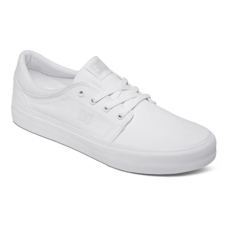 DC Trase Skateschuhe Herren Weiß | QPAR-30672