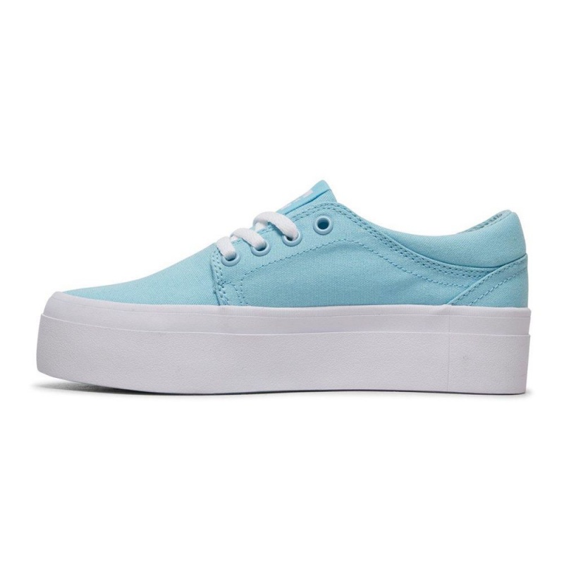 DC Trase Skateschuhe Kinder Blau | DJFC-10873