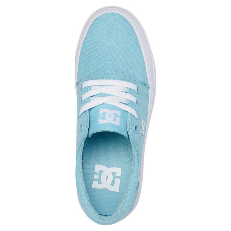 DC Trase Skateschuhe Kinder Blau | DJFC-10873